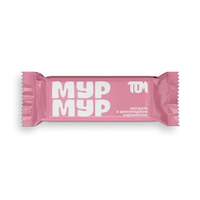 Батомчик мигдаль з шоколадною карамеллю ,45г, ТОМ, фото 1