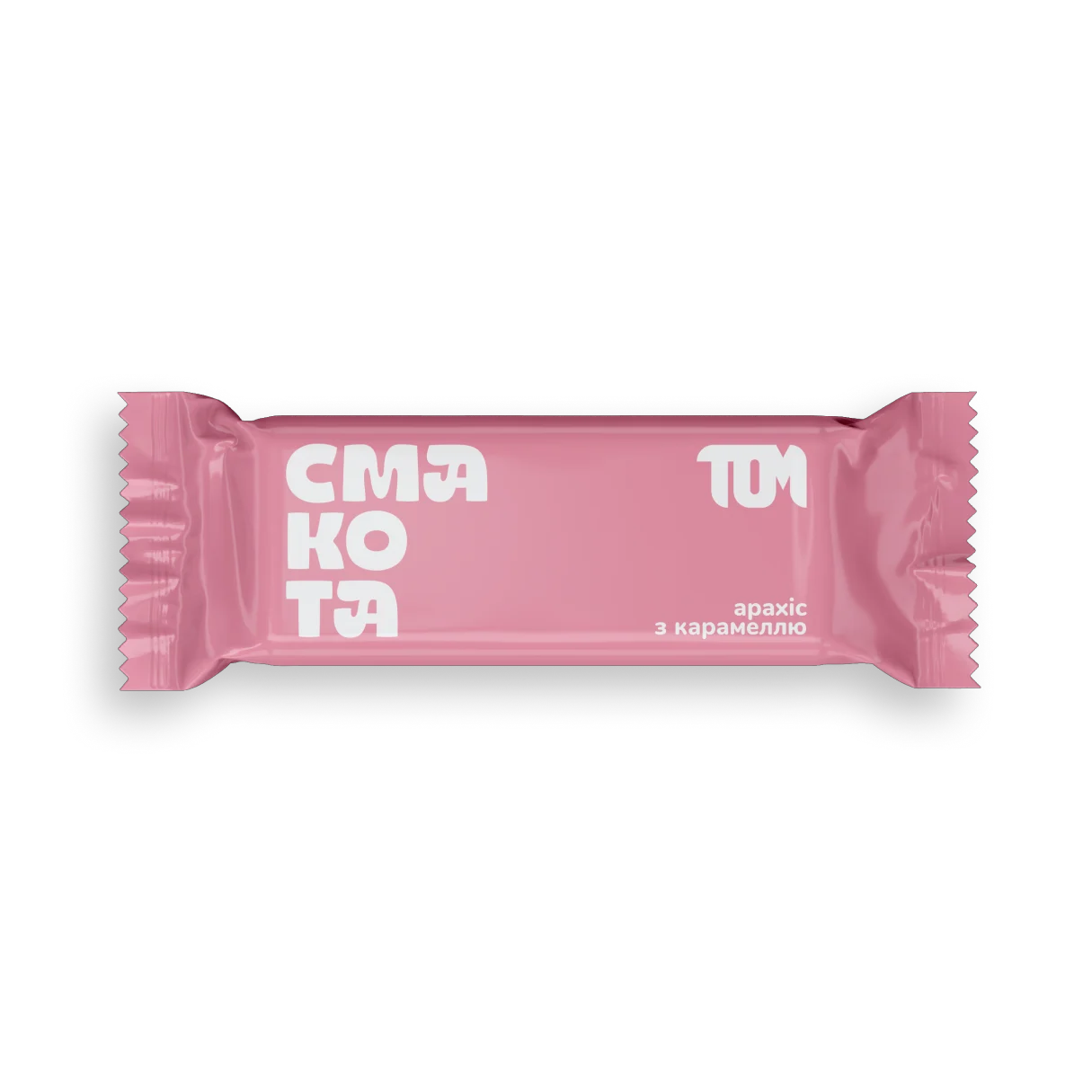 Батомчик арахіс з карамеллю ,45 г, ТОМ, фото 1