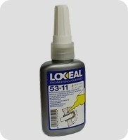 Фіксатор вал-втулка LOXEAL 53-11, середня міцність, зазор 0,12 мм, t-55/+150°C, 50 мл