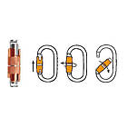 Карабін Rock Empire Steel Carabiner O KL-3T Сталь Овальний 174 г навантаження 28 kN (105283ALP), фото 2