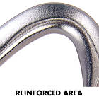 Карабін Climbing Technology Salto B алюмінієвий 44 г навантаження 23 kN (105446ALP), фото 2