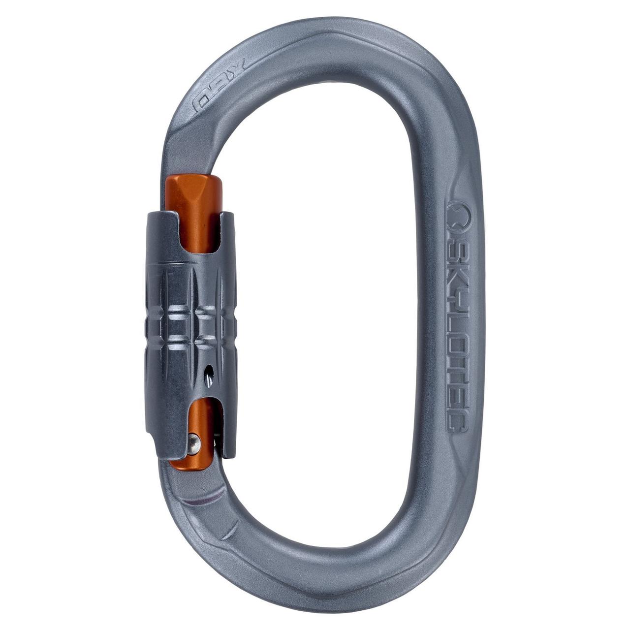 Карабін Skylotec OBX WG алюміній овальний Twistlock ширина розкриття 22 мм розривне навантаження 24 kN вага 80 г, фото 1