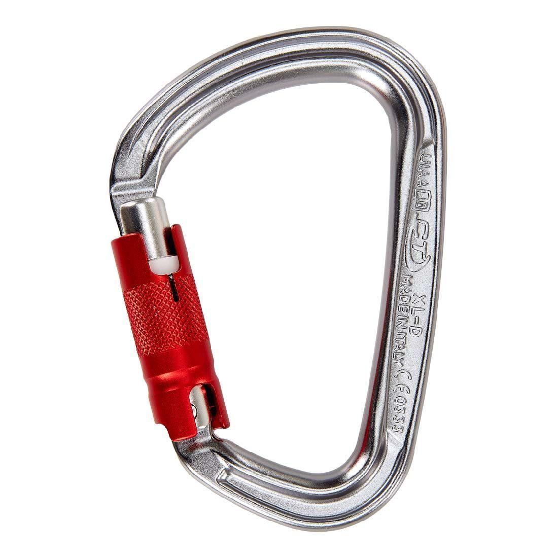 Карабін Climbing Technology XL-D TG алюмінієвий 120x80 мм навантаження 28 kN (105413ALP), фото 1