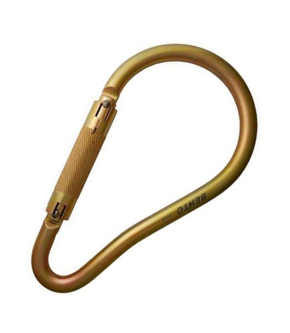 Карабін Венто «Сталева груша автомат» 740 г сталь для промальпа нагрузка 35 kN, фото 1