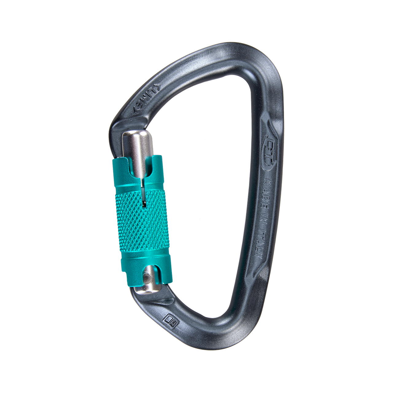 Карабін Climbing Technology Lime WG асиметричний D-подібний легкосплавний з автоматичною муфтою 50 г 17 мм 23 кН (105416ALP), фото 1