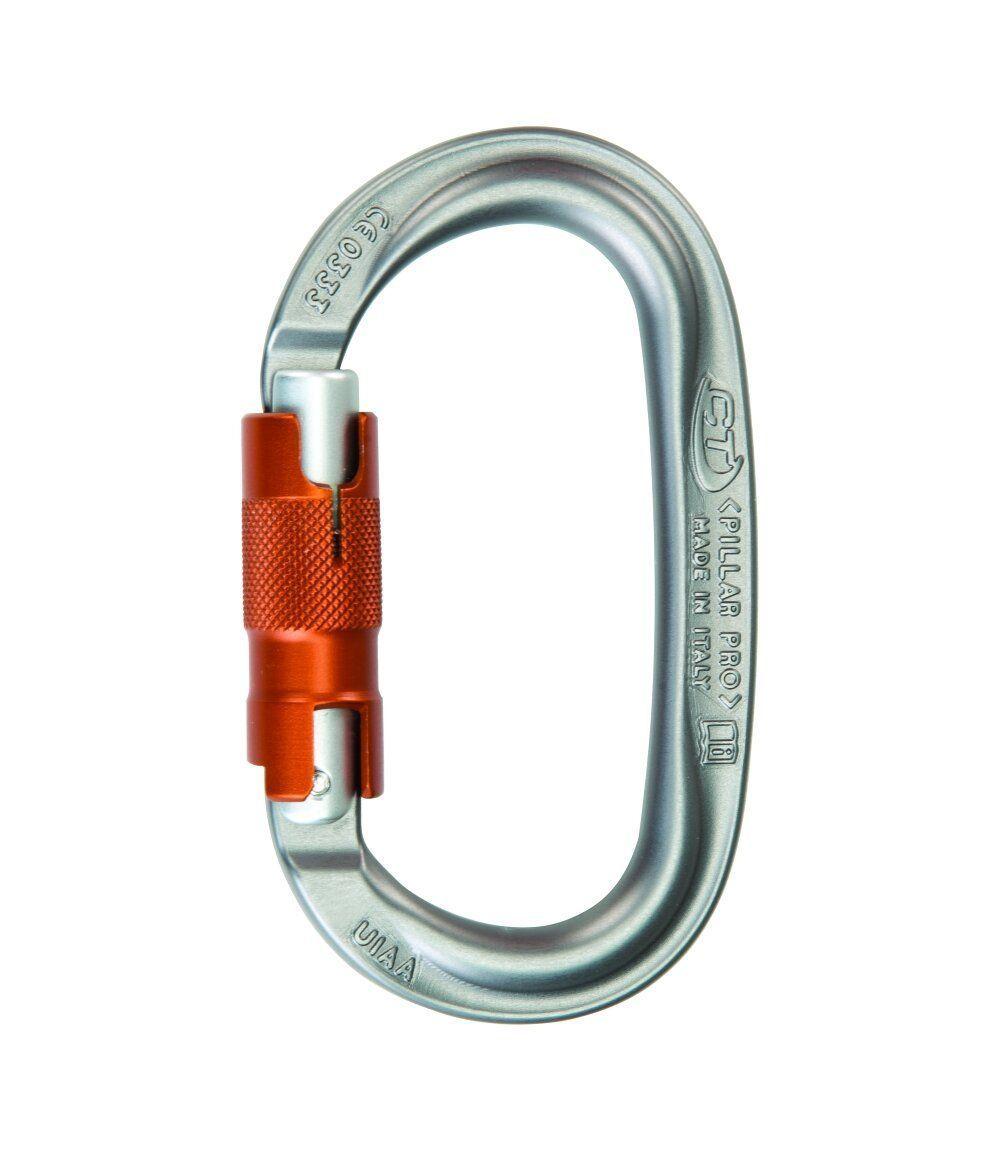 Карабін Climbing Technology Pillar Pro WG Овальний Алюмінієвий 72 г 111 x 64 мм 25 кН 12 кН 7 кН (105098ALP), фото 1