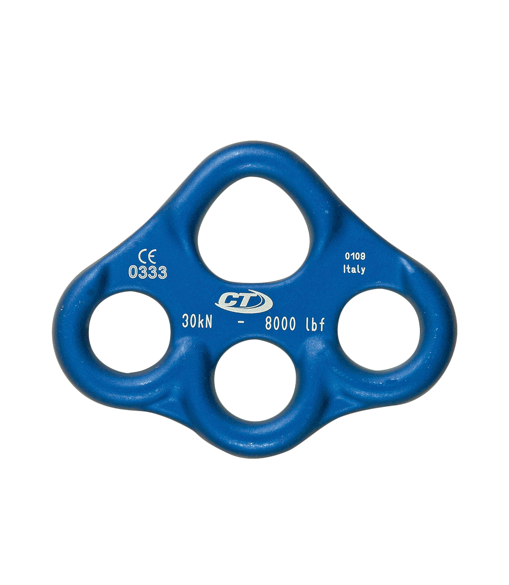 Такелажна пластина Climbing Technology Cheese Plate Small Дюраль 81x103 мм 30 кН (101227ALP), фото 1