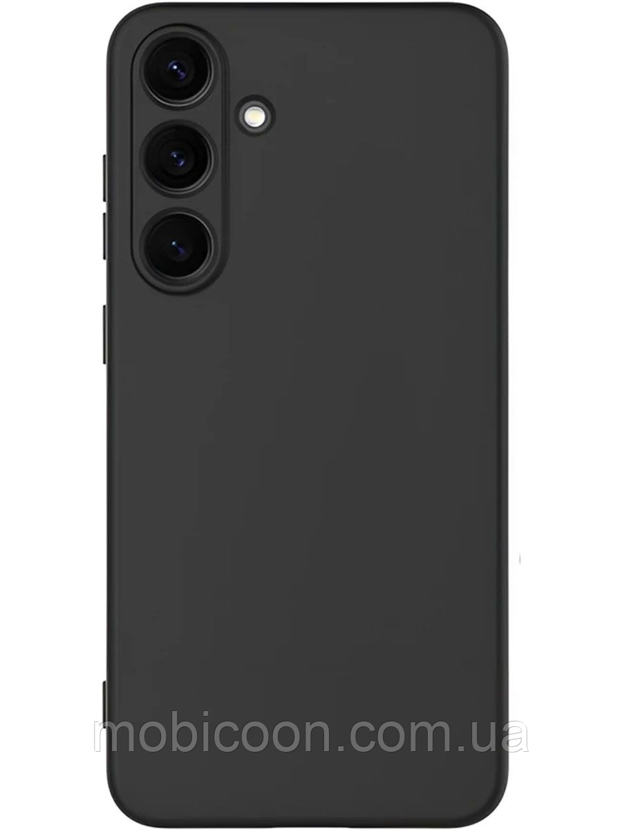 Чохол Silicone Case для Samsung S25 Fe Black, фото 1