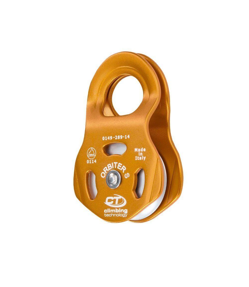 Блок-ролик Climbing Technology Orbiter S алюминий 70x110x32 мм 180 г до 13 мм 32 кН (101137ALP), фото 1