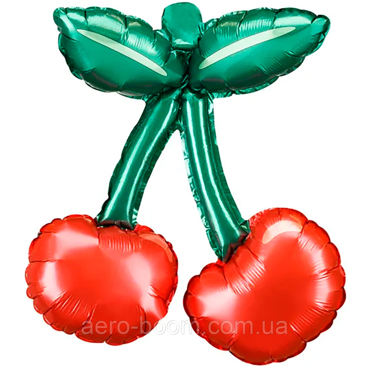 Фольгована кулька міні-фігура PartyDeco 12"(28х31 см) Вишеньки (3 шт.), фото 1