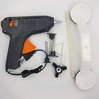 Інструмент для видалення вм'ятин на авто Clefers Pops-a-Den- Рихтування своїми руками - Клей, Пістолет, Присоска в комплекті XH-39