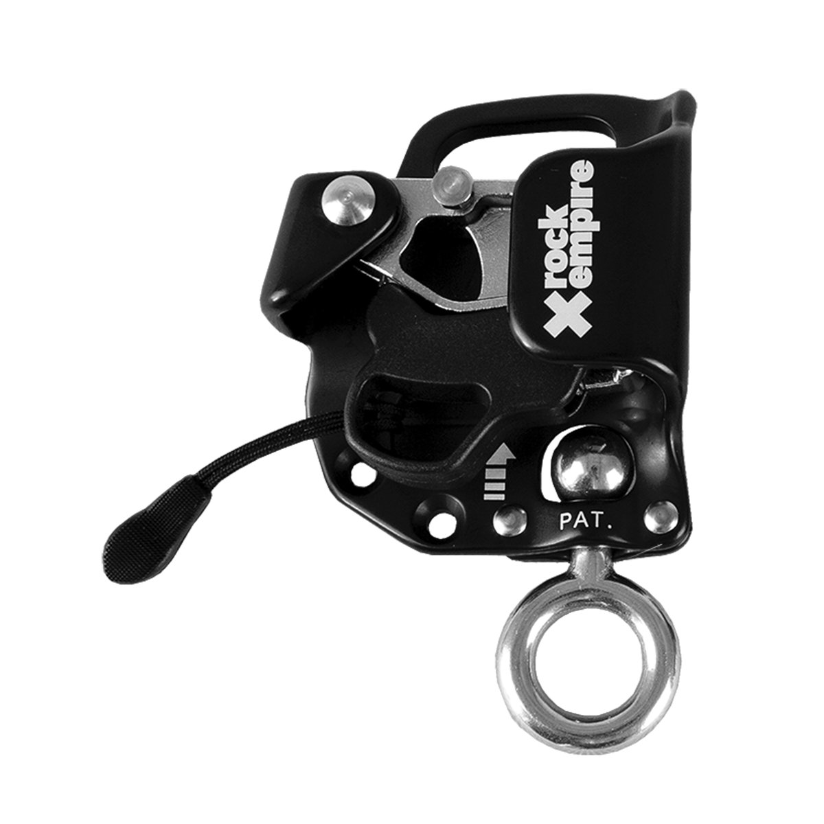 Зажим Rock Empire Chest Up Чорний Помаранчевий Максимальне навантаження 4 кН Діаметр мотузки 8-11 мм Вага 118 г (205320ALP), фото 1