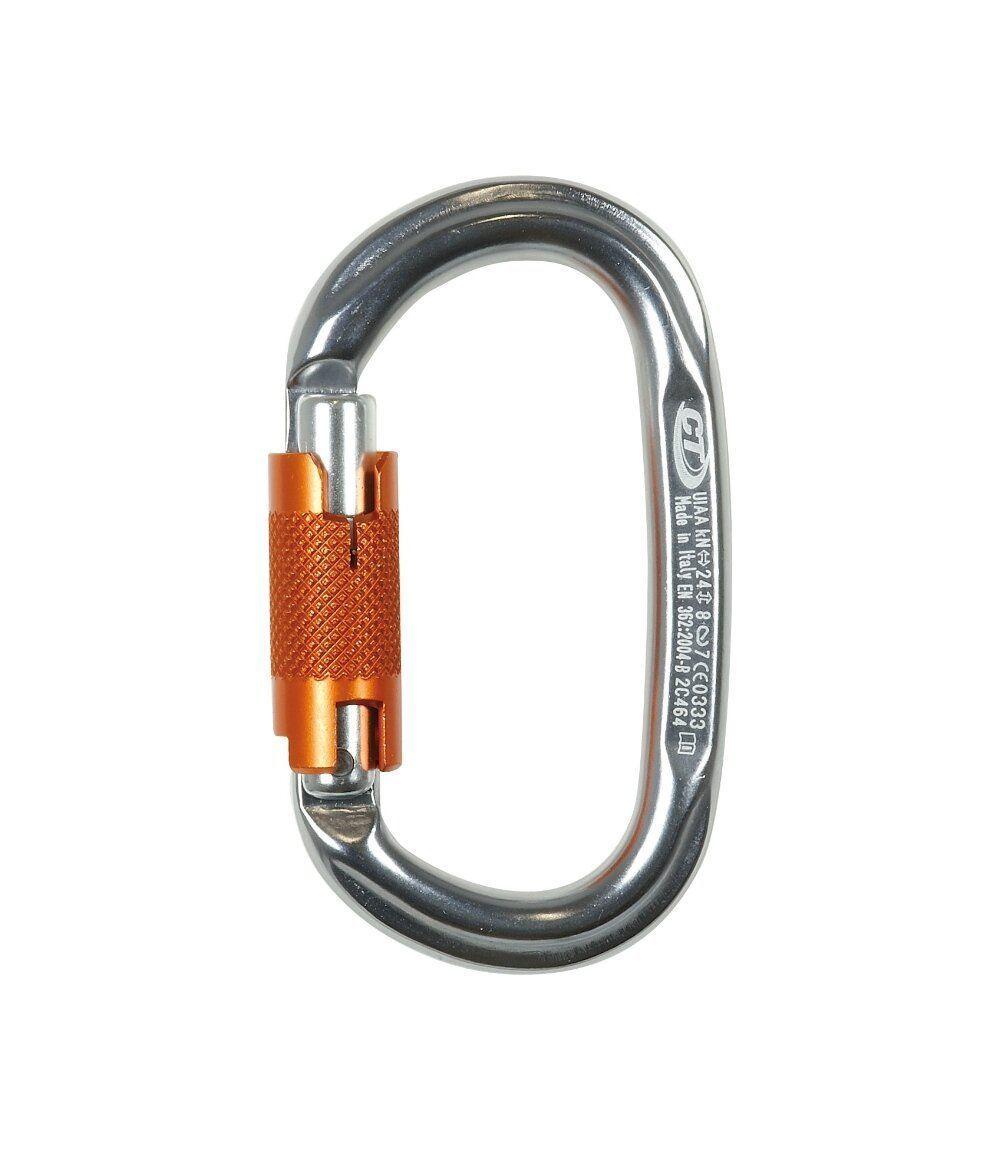 Карабін Climbing Technology Pillar WG кольоровий алюмінієвий овальний 110x62мм 80г 24kN (104939ALP), фото 1