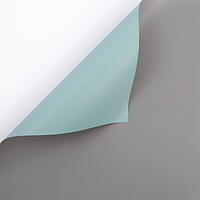 Плівка (калька) в рулоні "Двостороння Dasty Silver + Tiffany Blue: сірий + тіффані" (0,58 х7,7 м)