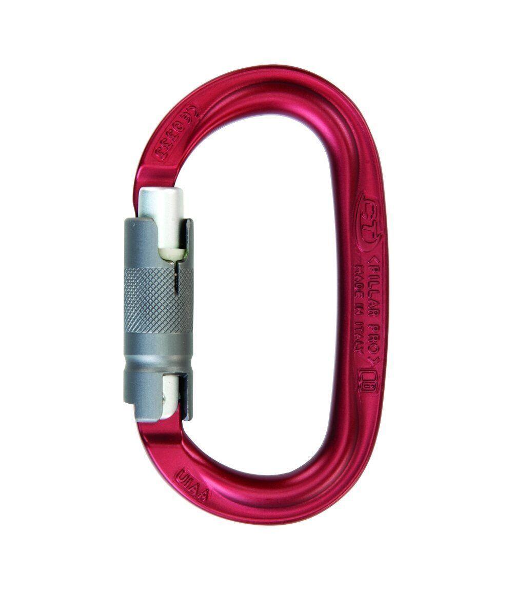 Карабін Climbing Technology Pillar Pro TG Овальний Алюмінієвий сплав Вага 73 г Максимальні габарити 111 x 64 мм Ширина розкриття, фото 1