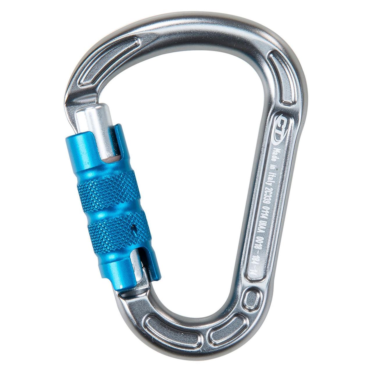 Карабін Skylotec Concept TG алюмінієвий HMS автоматичний трисекційний замок Trilock ширина розкриття 21 мм розривне навантаження, фото 1