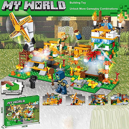 Конструктор Minecraft My World Ферма з млином (44120)