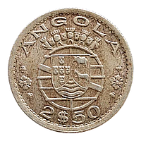 Ангола 2.5 ескудо, 1953