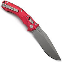 Ніж Microtech Amphibian Fluted Merlot Red Aluminum
