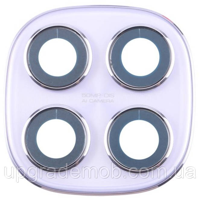 Скло камери Xiaomi Redmi Note 14 4G з рамкою фіолетового кольору Mist Purple, фото 1