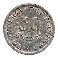 Ангола 50 сентаво, 1954