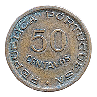 Ангола 50 сентаво, 1953