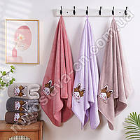 Рушник для обличчя "Зайчик" 100*50 (мікрофібра)