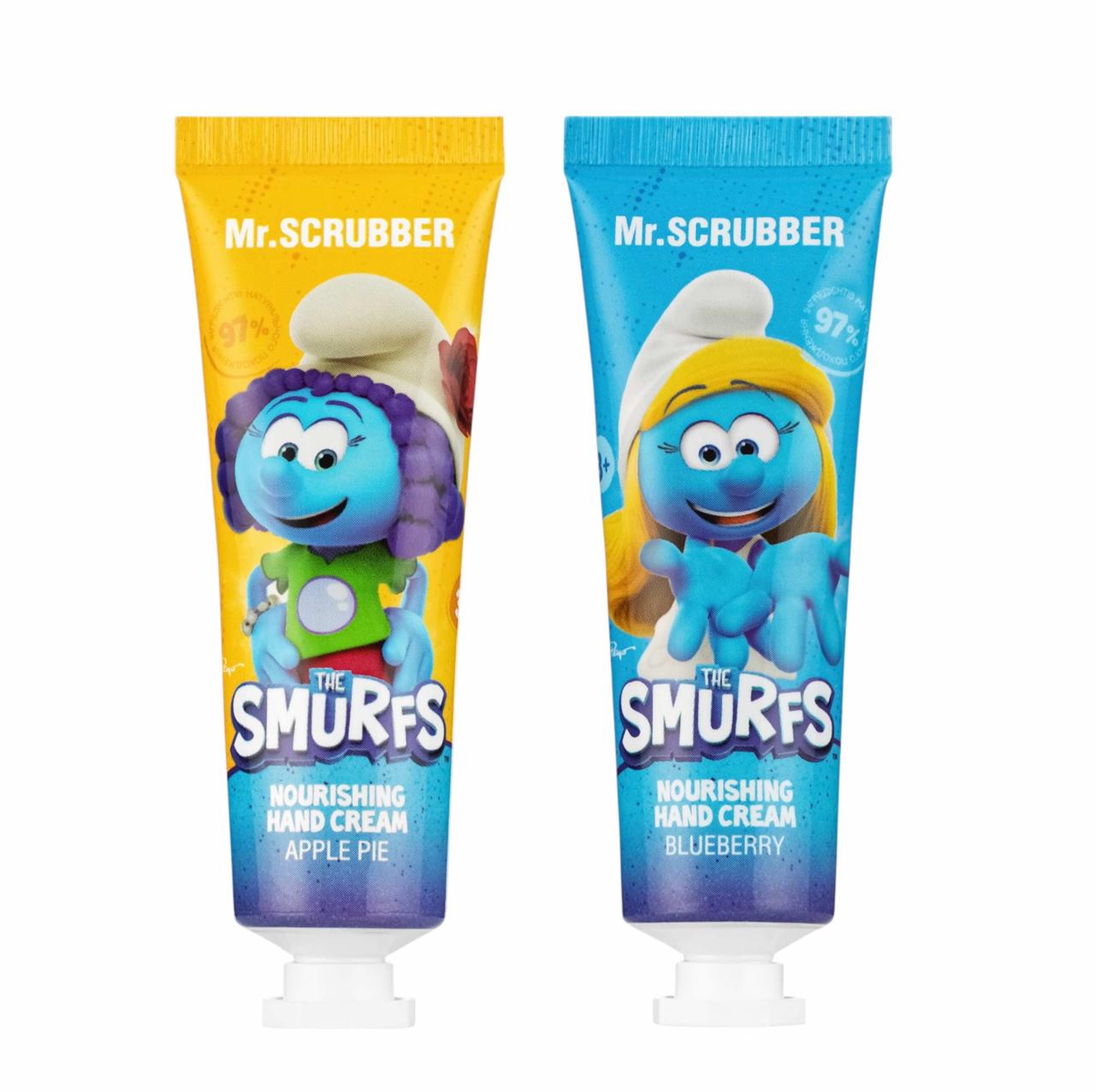 Парфумований живильний крем для рук The Smurfs Mr.Scrubber, фото 1