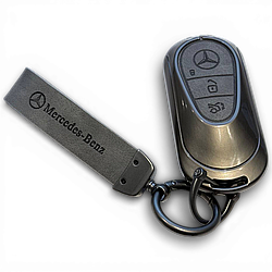 Чохол MK01 для смарт ключа Mercedec Benz 2022 Eqe Suv X294 C/S Class W206 W223 S350 C260 C300 S400 S450 S500 - Grey