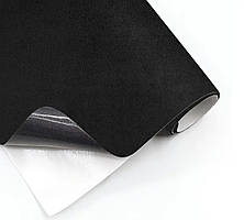 Алькантара самоклейна для салону авто чорна 100Х150 см