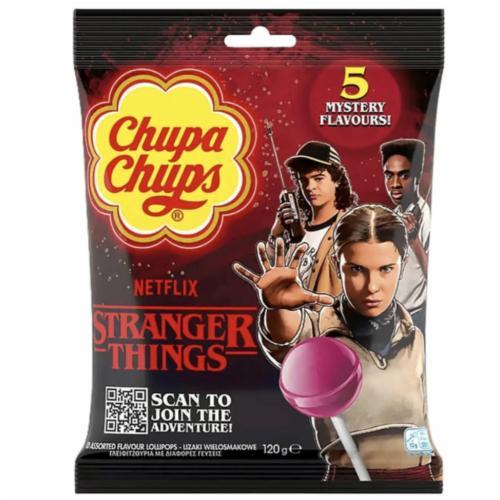 Льодяники на паличцi Chupa Chups Stranger Things (5 flavours) (10 шт.) - 120 g, фото 1