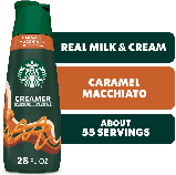 Вершки для кави Starbucks Caramel Macchiato Flavored Coffee Creamer 828мл, фото 5