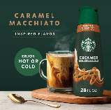 Вершки для кави Starbucks Caramel Macchiato Flavored Coffee Creamer 828мл, фото 3