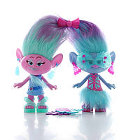 Іграшковий набір тролі модні близнюки Trolls Satin and Chenille ́s Style