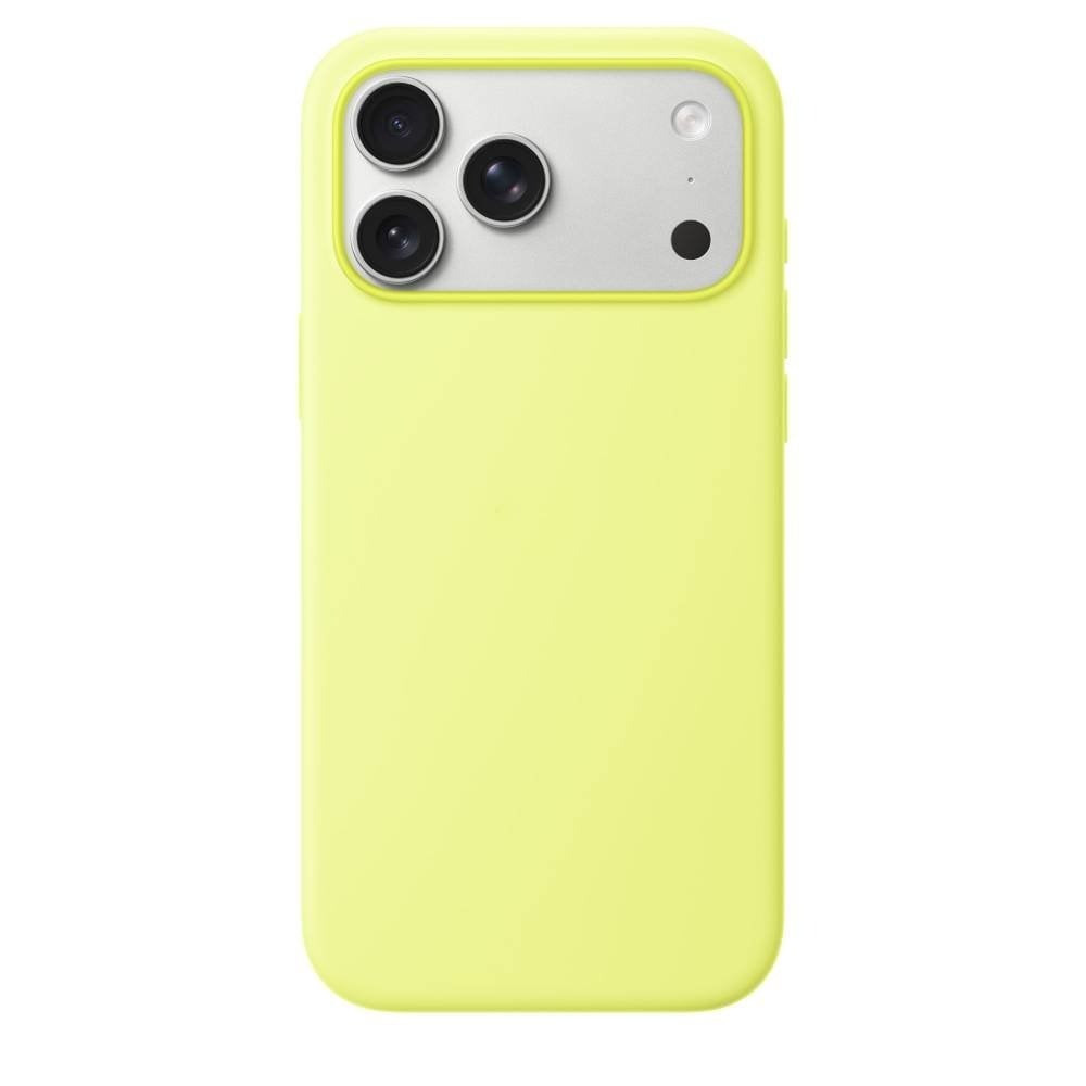 Чохол Monblan Magnetic Silicone Series MagSafe для iPhone 17 Pro Neon Yellow