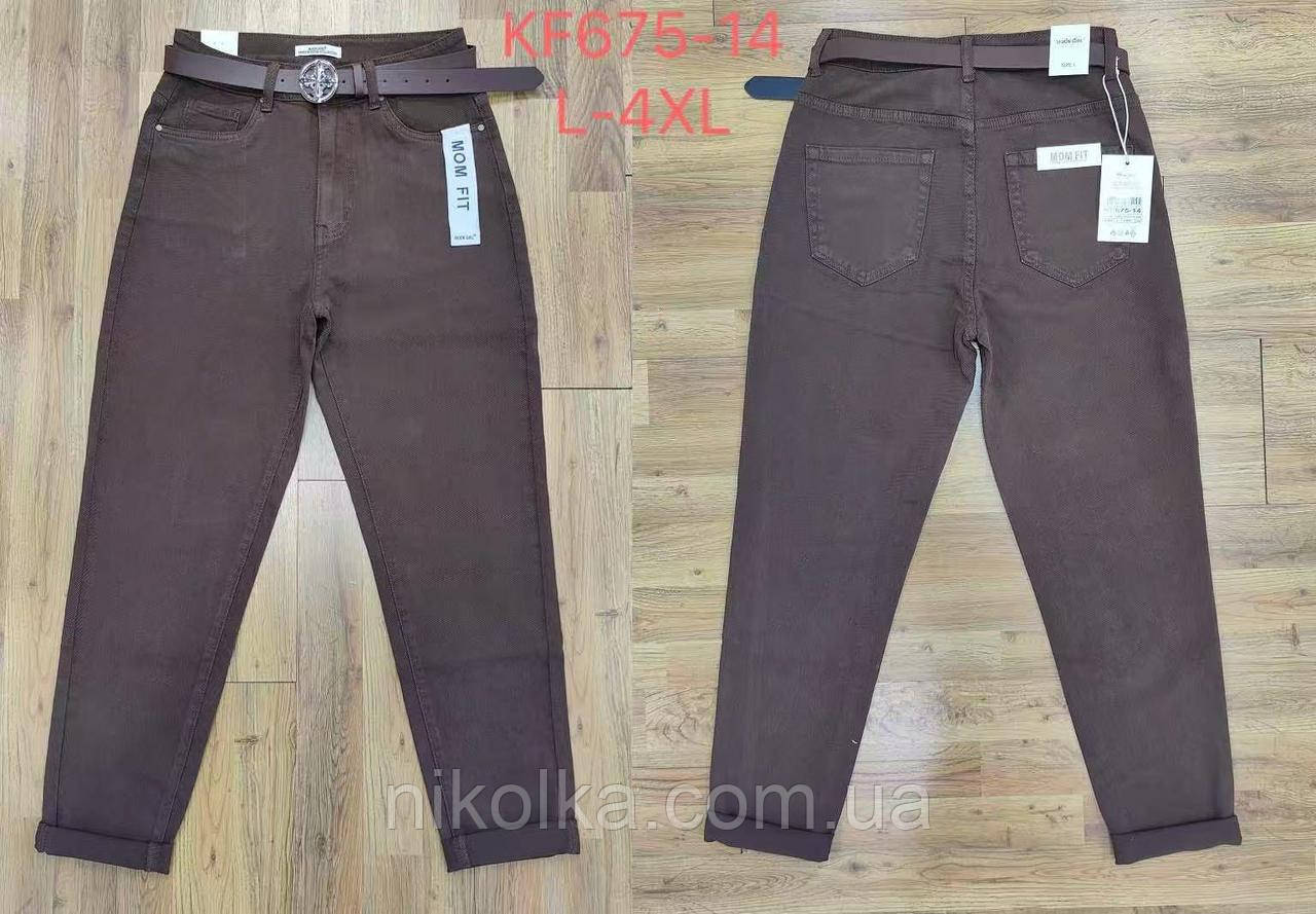 Джинси жіночі оптом, L-4XL рр., арт. Si-KF675-14, фото 1
