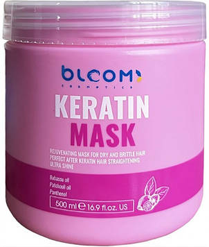 Інтенсивна маска для живлення та реструктуризації Bloom Keratin 500 мл