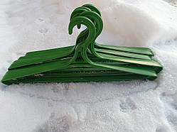 Плічка вішалки для верхнього одягу зелені