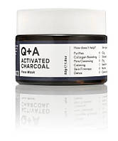 Маска для обличчя "детокс" з активованим угіллям Q+A Activated Charcoal Face Mask 50g