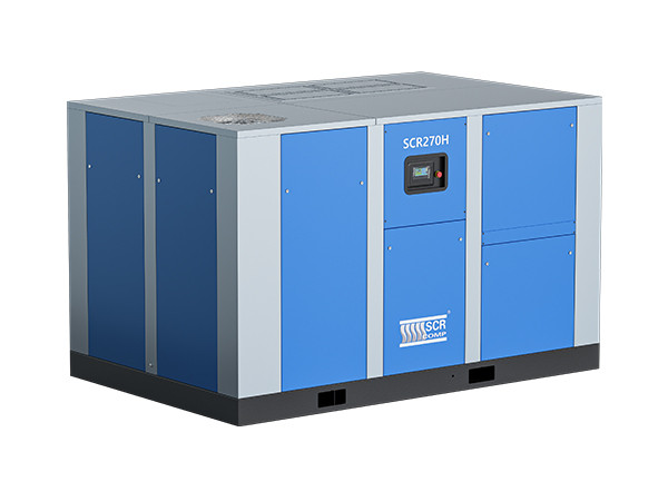 Повітряний  компресор SCR180H з двоступінчастим гвинтовим блоком 7-12,5 бар,132 кВт, до 28,5 м3/хв, фото 1