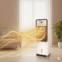 Підлоговий нагрівач — кондиціонер зі зволожувачем 3 в 1 Domotec BFX-8D-1668, 3600 W, міні нагрівач повітря