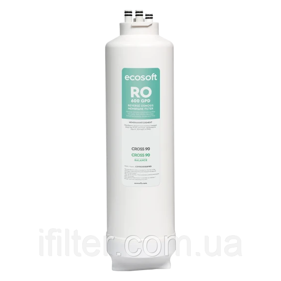 Мембрана Ecosoft 600GPD для фільтра зворотного осмосу CROSS90 (CSVRO600DFRO), фото 1