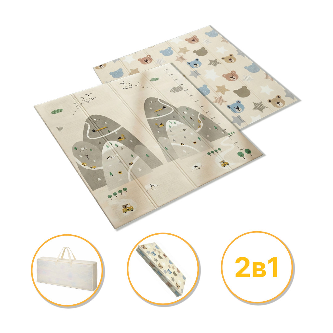 Дитячий ігровий килимок | 150 х 180 х 1 см | LEOBRO PREMIUM