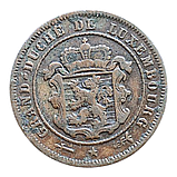 Люксембург 2½ сантима, 1908, фото 2