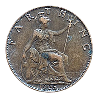 Велика Британія 1 фартінг, 1905