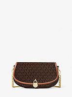 Жіноча сумка Michael Kors Mila Small Signature Logo Crossbody Bag (35F5GIMC1B) BROWN