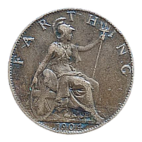 Велика Британія 1 фартінг, 1904