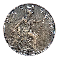 Велика Британія 1 фартінг, 1904