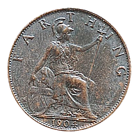 Велика Британія 1 фартінг, 1904