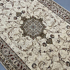 Килим 2*5 бежева класика Лотос 523/100, фото 3